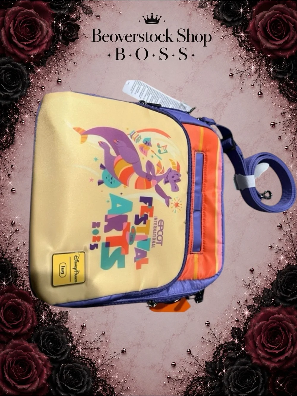 New NWT Disney Parks Figment Festival of the Arts 2025 Crossbody Bag by Lug